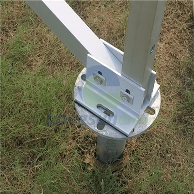 Sistem de montare la sol cu ​​șuruburi reglabile
